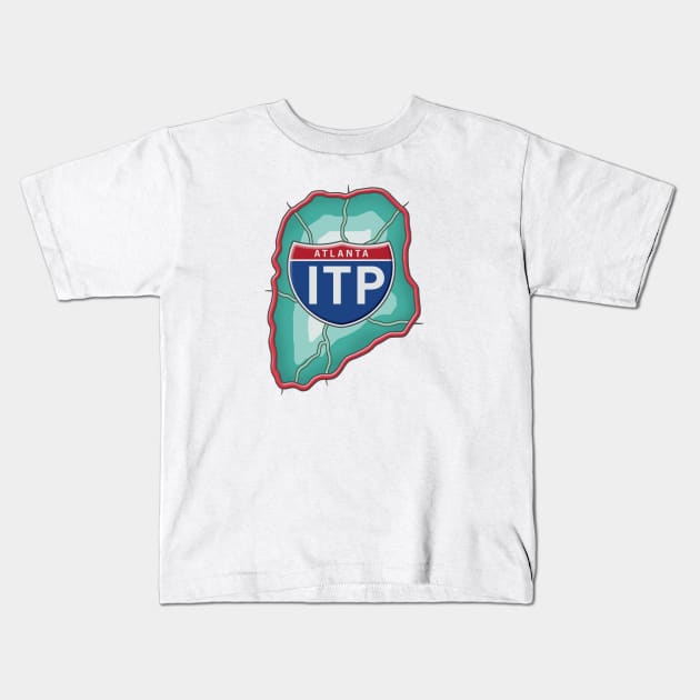 Atlanta Inside the Perimeter Kids T-Shirt by Victopia